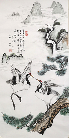 筆墨傳經典功勛耀中華--中國當代極具創作力的新文藝書畫名家佘聲俊